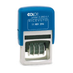 Timbro S260/L1 Datario + RICEVUTO - 4 mm - autoinchiostrante - bicolore - Colop - immagine 2
