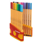 Fineliner Point 88 Color Parade - colori assortiti - Stabilo - astuccio 20 pezzi - immagine 2