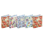 Raccoglitore Nature Flowers - A4 - cm 4 anelli da 30mm - dorso 4 cm - Pigna - immagine 5
