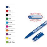 Penna a sfera cancellabile Cancellik - punta 1,0mm - blu - Tratto - immagine 2