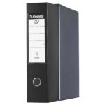 Registratore Eurofile G55 - dorso 8 cm - protocollo 23 x 33 cm - nero - Esselte - immagine 3