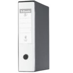 Registratore Eurofile G53 - dorso 8 cm - commerciale 23 x 30 cm - bianco - Esselte - immagine 2