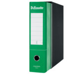 Registratore Essentials G75 - dorso 8 cm - protocollo 23 x 33 cm - verde - Esselte - immagine 3
