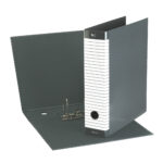 Registratore Delso Line G13 - dorso 8 cm - commerciale 23 x 30 cm - grigio - Esselte - immagine 3