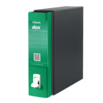 Registratore Dox 1 - dorso 8 cm - commerciale 23 x 29,7 cm - verde - Esselte Dox - immagine 2