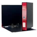 Registratore Dox 4 - dorso 5 cm - commerciale 23 x 29,7 cm - rosso - Esselte Dox - immagine 2