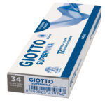 Pastello Supermina - mina 4 mm - grigio caldo 34 - Giotto - immagine 2