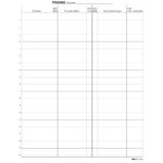 Registro firme presenze al lavoro - 31 x 24cm - 100 fogli - Edipro - immagine 3