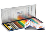 Pastello Supermina - mina 4 mm - colori assortiti - Giotto - astuccio in metallo 50 pezzi - immagine 3