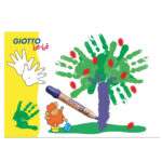 Supercolori a dita - 100 ml  - rosso, blu, giallo - Giotto - conf. 3 pezzi - immagine 7
