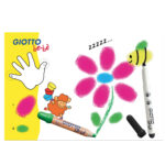 Supercolori a dita - 100 ml  - rosso, blu, giallo - Giotto - conf. 3 pezzi - immagine 8