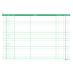 Schede in cartoncino per dentisti - 17 x 24 cm - verde - Edipro - conf. 100 pezzi - immagine 2