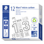 Mine Mars Micro - mina 1,3mm - gradazione HB - Staedtler - astuccio 6 mine - immagine 2
