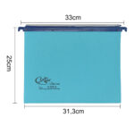 Cartella sospesa Joker - cassetto - interasse 33 cm - fondo V - 31,3 x 25 cm - blu - Bertesi - immagine 2