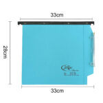 Cartella sospesa Joker - armadio - interasse 33 cm - fondo V - 33 x 28 cm - blu - Bertesi - immagine 2