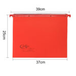 Cartella sospesa Joker - cassetto - interasse 39 cm - fondo V - 37 x 25 cm - rosso - Bertesi - immagine 2