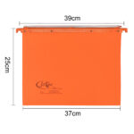 Cartella sospesa Joker - cassetto - interasse 39 cm - fondo V - 37 x 25 cm - arancio - Bertesi - immagine 2