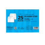 Busta Silver80 Strip FSC - internografata - senza finestra - 11,4 x 16,2 cm - 80 gr - bianco - Pigna Envelopes - conf. 25 pezzi - immagine 2
