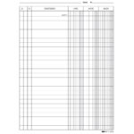 Schede - dare/avere/saldo - 21 x 15 cm - Edipro - conf. 100 pezzi - immagine 2