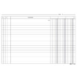 Schede - 3 colonne - 17 x 24 cm orizzontale - Edipro - conf. 100 pezzi - immagine 2
