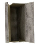 Scatola archivio in legno - 38 x 27 cm - dorso 12 cm - grigio - Brefiocart - immagine 2