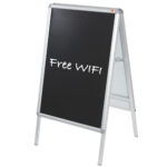 Inserto nero per cavalletto A Frame - scrivibile - A1 - Nobo - conf. 2 pezzi - immagine 2