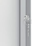 Bacheca per esterni - fondo magnetico bianco - 6 fogli A4 - orizzontale - Nobo - immagine 4