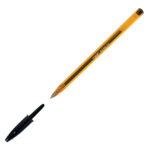 Penna sfera Cristal - punta fine 0,8 mm - nero - Bic - conf. 50 pezzi - immagine 2