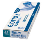 Pastello Supermina - mina 4 mm - turchese 24 - Giotto - immagine 2