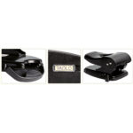 Perforatore 860 - max 60 fogli - 2 fori - passo 8 cm - nero - Lebez - immagine 2