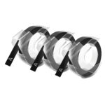 Nastro a rilievo - 9 mm x 3 mt - nero - Dymo - blister 3 nastri - immagine 2