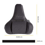 Supporto lombare ergonomico - 38 x 37,4 x 8,8 cm -  nero - Fellowes - immagine 2