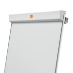 Lavagna portablocco Classic con ruote - 100 x 67,5 cm - bianco - Nobo - immagine 2