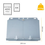 Leggio Booklift - formato A4 - silver - Fellowes - immagine 2