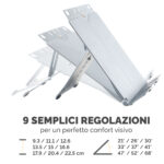 Leggio Booklift - formato A4 - silver - Fellowes - immagine 3