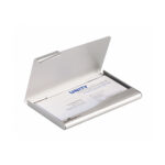 Porta biglietti da visita Business Card Box - 9x5,5 cm - alluminio - Durable - immagine 2