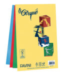 Carta Le Cirque - A4 - 80 gr - mix 4 colori intensi - Favini - conf. 200 fogli - immagine 2