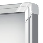 Bacheca per interni - fondo magnetico bianco - 9 fogli A4 - verticale - Nobo - immagine 4