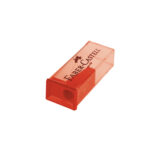 Temperamatite con contenitore - 1 foro - Faber-Castell - conf. 25 pezzi - immagine 5