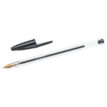Penna a sfera Cristal  - punta media 1,0mm - nero - Bic - conf.  90+10 pezzi - immagine 3