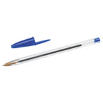 Penna a sfera Cristal - punta media 1,0mm - blu  - Bic - conf. 90+10 pezzi - immagine 3