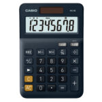 Calcolatrice da tavolo MS-8E - 31,7x103x145 mm - 8 cifre - plastica - blu - Casio - immagine 2