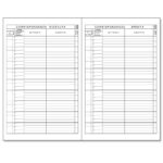 Registro protocollo lettere ricevute/spedite - uso mano - 21 x 31cm - 100 fogli - BM - immagine 2
