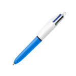 Penna a sfera scatto multifunzione 4 Colours Mini  - punta 1,0mm - nero, blu, rosso, verde - Bic -  conf. 12 pezzi - immagine 2