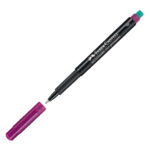 Pennarello Multimark universale permanente con gomma - punta fine 0,6mm - astuccio 8 colori - Faber-Castell - immagine 8