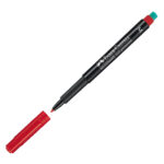 Pennarello Multimark universale permanente con gomma - punta media 1,0mm - astuccio 8 colori - Faber-Castell - immagine 3