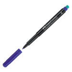 Pennarello Multimark universale permanente con gomma - punta media 1,0mm - astuccio 8 colori - Faber-Castell - immagine 4