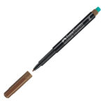 Pennarello Multimark universale permanente con gomma - punta media 1,0mm - astuccio 8 colori - Faber-Castell - immagine 9