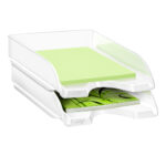 Vaschetta portacorrispondenza CepPro Gloss - 34,8 x 25,7 x 6,6 cm - bianco artico - Cep - immagine 2