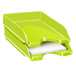 Vaschetta portacorrispondenza CepPro Gloss - 34,8 x 25,7 x 6,6 cm - verde anice - Cep - immagine 2